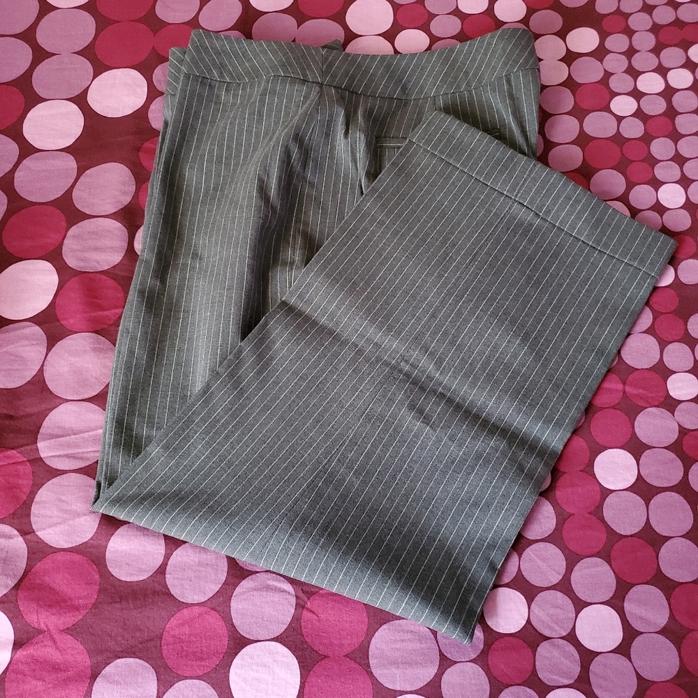 Covington Cropped Pinstripe Slacks